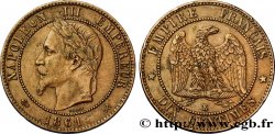 Dix centimes Napoléon III, tête laurée 1861 Bordeaux F.134/6