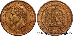 Dix centimes Napoléon III, tête laurée 1862 Paris F.134/7 SUP60 