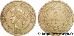 5 centimes Cérès 1871  Paris F.118/2 TTB48 