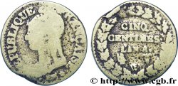 Faux de Cinq centimes Dupré, grand module 1800 Lille F.115/134 var.