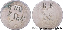 Monnaie satirique, module de 10 centimes 1855 Bordeaux F.133/25