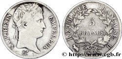 5 francs Napoléon Empereur, République française 1808 Rouen F.306/3 TB23 
