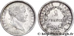 2 francs Napoléon Ier tête laurée, République française 1808 Paris F.254/4