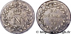 Un décime à l’N couronnée 1815 Strasbourg F.131A/1 TTB45 