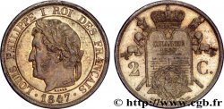 Essai de 2 centimes à la charte 1847 Paris VG.3003 