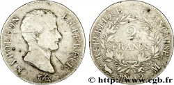 2 francs Napoléon Empereur, Calendrier révolutionnaire 1804 Toulouse F.251/8 TB28 