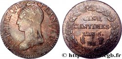 Cinq centimes Dupré, grand module 1797 Strasbourg F.115/20 TTB52 