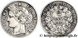 2 francs Cérès, avec légende 1871 Bordeaux F.265/7 TTB50 