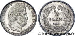 1/4 franc Louis-Philippe 1835 Paris F.166/49 SUP59 
