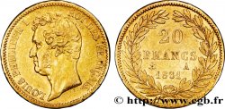 20 francs or Louis-Philippe, Tiolier, tranche inscrite en creux 1831 Paris F.524/2 TTB50 