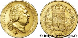 40 francs or Louis XVIII 1818 Lille F.542/8