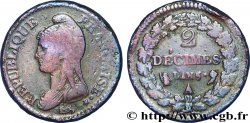 2 décimes Dupré 1797 Paris F.145/8 TB25 