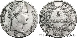 5 francs Napoléon Empereur, République française 1808 Rouen F.306/3