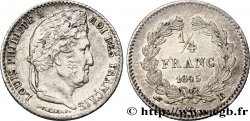 1/4 franc Louis-Philippe 1845 Rouen F.166/103 AU52 