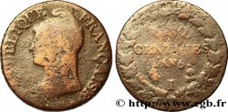 Cinq centimes Dupré, grand module 1797 Limoges F.115/23 B10 