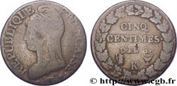 Cinq centimes Dupré, grand module 1800 Bordeaux F.115/132