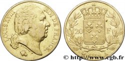 20 francs or Louis XVIII, tête nue 1819 Paris F.519/15