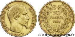 20 francs or Napoléon III, tête nue 1853 Paris F.531/1