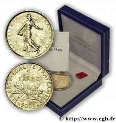 1 franc Semeuse, nickel Or, BU (Brillant Universel) 2000 Pessac F5.1007 1 FDC70 