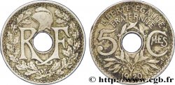 5 centimes Lindauer, grand module 1920 Paris F.121/4 TTB48 