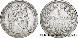 5 francs IIe type Domard 1834 Bayonne F.324/36