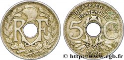 5 centimes Lindauer, petit module 1926 Paris F.122/11