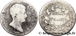 Demi-franc Napoléon Empereur, Calendrier révolutionnaire 1805 Paris F.174/10