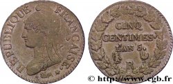 Cinq centimes Dupré, grand module 1797 Orléans F.115/28