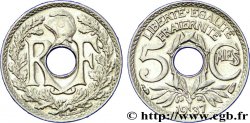 5 centimes Lindauer, petit module 1937 Paris F.122/20
