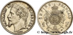 1 franc Napoléon III, tête laurée 1868 Strasbourg F.215/11