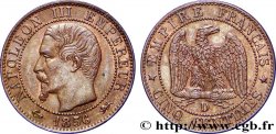 Cinq centimes Napoléon III, tête nue 1856 Lyon F.116/33 SUP58 