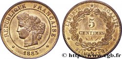 5 centimes Cérès 1883 Paris F.118/24 SUP60 