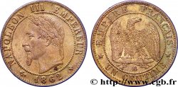 Un centime Napoléon III, tête laurée 1862 Strasbourg F.103/5