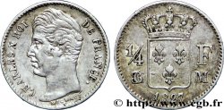 1/4 franc Charles X 1827 Toulouse F.164/16 XF45 