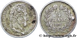 1/4 franc Louis-Philippe 1831 Paris F.166/1 VF35 