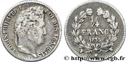 1/4 franc Louis-Philippe 1835 Lille F.166/57 VF35 