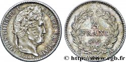 1/4 franc Louis-Philippe 1845 Paris F.166/102 SUP62 
