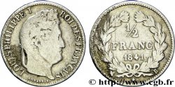 1/2 franc Louis-Philippe 1841 Rouen F.182/90
