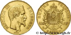 100 francs or Napoléon III, tête nue 1858 Strasbourg F.550/6