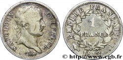1 franc Napoléon Ier tête laurée, Empire français 1812 Limoges F.205/47 TB18 
