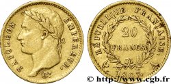 20 francs or Napoléon tête laurée, République française 1807 Paris F.515/1