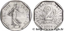 2 francs Semeuse, nickel, BU (Brillant Universel), frappe médaille 1993 Pessac F.272/20