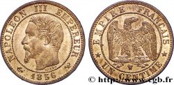 Un centime Napoléon III, tête nue 1856 Lille F.102/32 SUP62 