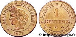 1 centime Cérès 1872 Bordeaux F.104/2 TTB50 