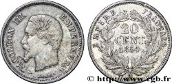 20 centimes Napoléon III, tête nue 1854 Paris F.148/2 TTB45 