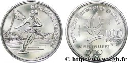 Essai Brillant Universel 100 francs - Patinage artistique / Lac du Bourget 1989 Paris F./
