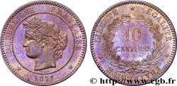 10 centimes Cérès 1871 Paris F.135/6 SUP62 