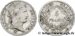 5 francs Napoléon Empereur, République française 1808 Rouen F.306/3
