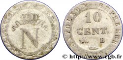 10 cent. à l&nbsp;N couronnée 1810 Rouen F.130/20 TB20 