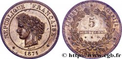 5 centimes Cérès 1871 Bordeaux F.118/3 SUP62 